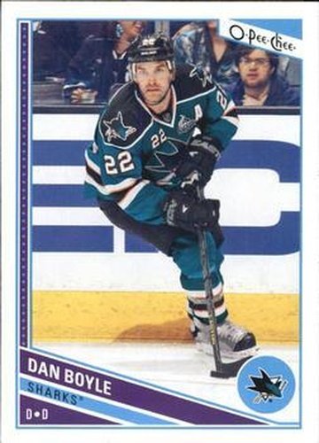 #484 Dan Boyle - San Jose Sharks - 2013-14 O-Pee-Chee Hockey