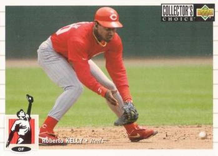 #484 Roberto Kelly - Cincinnati Reds - 1994 Collector's Choice Baseball