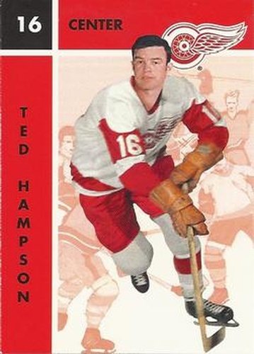 #47 Ted Hampson - Detroit Red Wings - 1995-96 Parkhurst 1966-67 Hockey