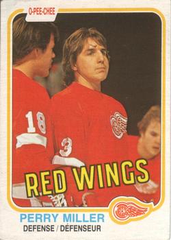 #101 Perry Miller - Detroit Red Wings - 1981-82 O-Pee-Chee Hockey