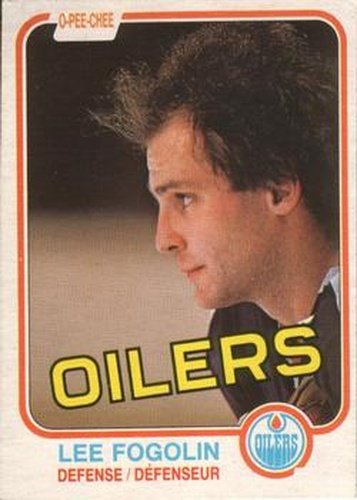 #112 Lee Fogolin - Edmonton Oilers - 1981-82 O-Pee-Chee Hockey