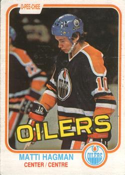 #113 Matti Hagman - Edmonton Oilers - 1981-82 O-Pee-Chee Hockey