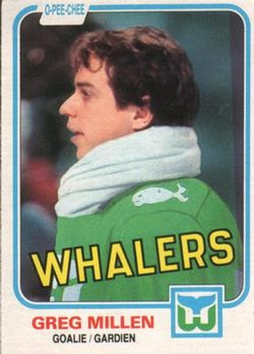 #134 Greg Millen - Hartford Whalers - 1981-82 O-Pee-Chee Hockey