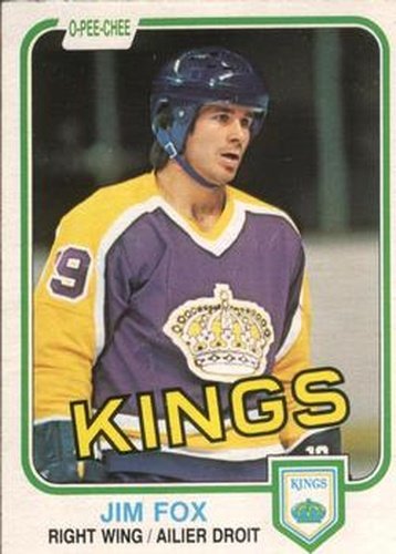 #153 Jim Fox - Los Angeles Kings - 1981-82 O-Pee-Chee Hockey
