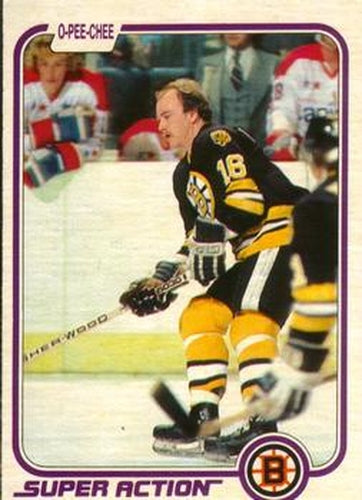 #18 Rick Middleton - Boston Bruins - 1981-82 O-Pee-Chee Hockey