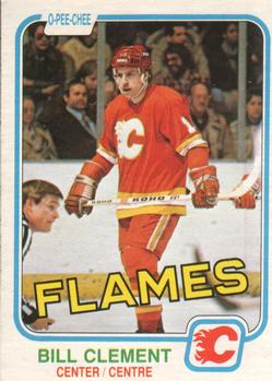 #39 Bill Clement - Calgary Flames - 1981-82 O-Pee-Chee Hockey