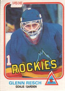 #80 Glenn Resch - Colorado Rockies - 1981-82 O-Pee-Chee Hockey