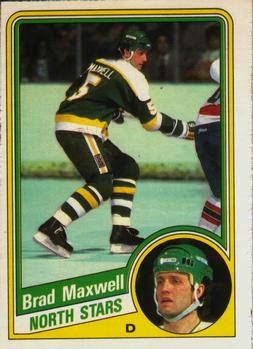 #102 Brad Maxwell - Minnesota North Stars - 1984-85 O-Pee-Chee Hockey