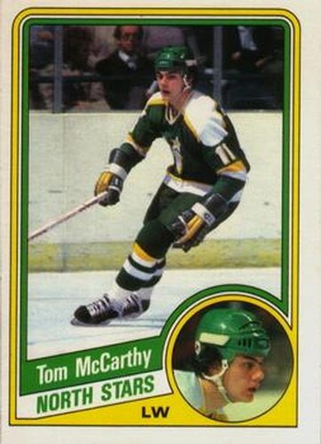 #103 Tom McCarthy - Minnesota North Stars - 1984-85 O-Pee-Chee Hockey
