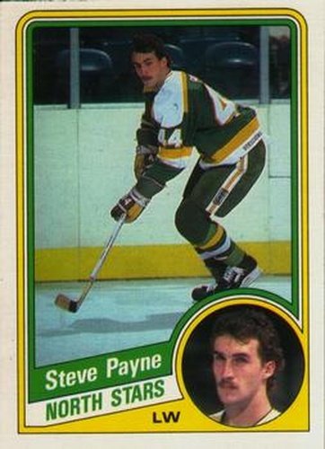 #106 Steve Payne - Minnesota North Stars - 1984-85 O-Pee-Chee Hockey