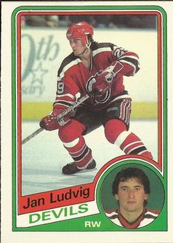 #116 Jan Ludvig - New Jersey Devils - 1984-85 O-Pee-Chee Hockey