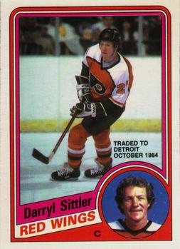 #168 Darryl Sittler - Detroit Red Wings - 1984-85 O-Pee-Chee Hockey