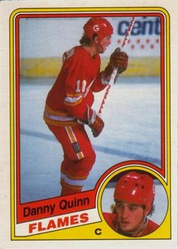 #234 Dan Quinn - Calgary Flames - 1984-85 O-Pee-Chee Hockey