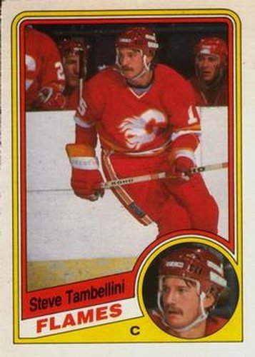 #237 Steve Tambellini - Calgary Flames - 1984-85 O-Pee-Chee Hockey