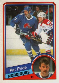#286 Pat Price - Quebec Nordiques - 1984-85 O-Pee-Chee Hockey