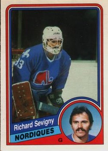 #289 Richard Sevigny - Quebec Nordiques - 1984-85 O-Pee-Chee Hockey