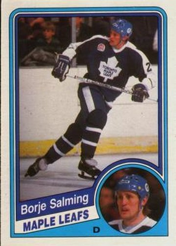 #311 Borje Salming - Toronto Maple Leafs - 1984-85 O-Pee-Chee Hockey