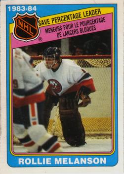 #387 Rollie Melanson - New York Islanders - 1984-85 O-Pee-Chee Hockey