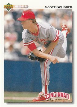 #485 Scott Scudder - Cincinnati Reds - 1992 Upper Deck Baseball