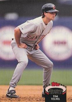 #485 Tim Teufel - San Diego Padres - 1992 Stadium Club Baseball