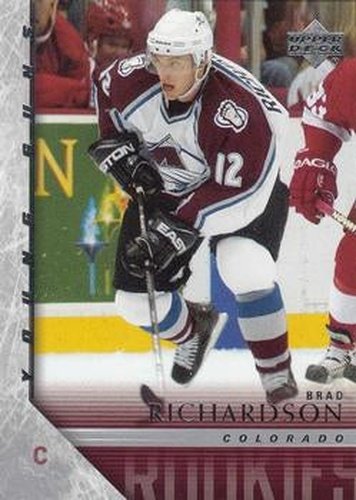 #485 Brad Richardson - Colorado Avalanche - 2005-06 Upper Deck Hockey