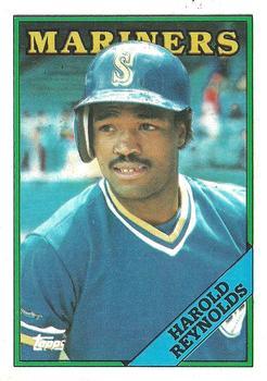 #485 Harold Reynolds - Seattle Mariners - 1988 Topps Baseball