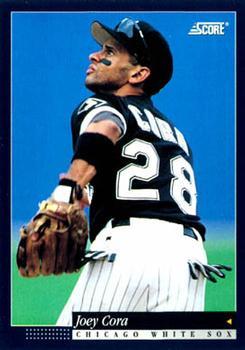 485 Joey Cora - Chicago White Sox -1994 Score Baseball – Isolated