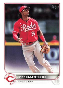 #485 Jose Barrero - Cincinnati Reds - 2022 Topps Baseball