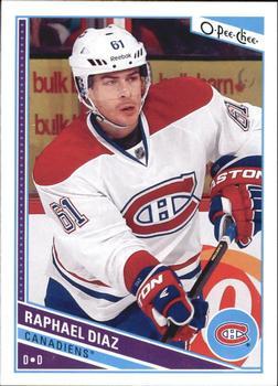 #485 Raphael Diaz - Montreal Canadiens - 2013-14 O-Pee-Chee Hockey