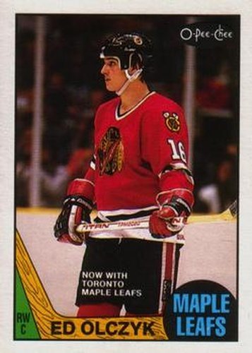 #104 Ed Olczyk - Toronto Maple Leafs - 1987-88 O-Pee-Chee Hockey