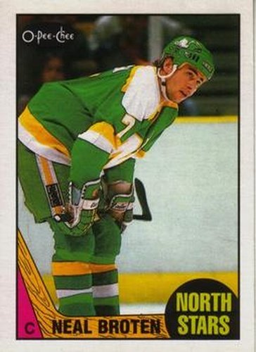 #11 Neal Broten - Minnesota North Stars - 1987-88 O-Pee-Chee Hockey