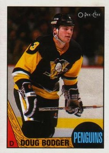 #125 Doug Bodger - Pittsburgh Penguins - 1987-88 O-Pee-Chee Hockey
