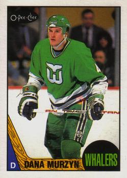 #138 Dana Murzyn - Hartford Whalers - 1987-88 O-Pee-Chee Hockey