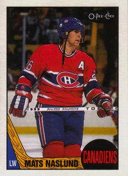 #16 Mats Naslund - Montreal Canadiens - 1987-88 O-Pee-Chee Hockey