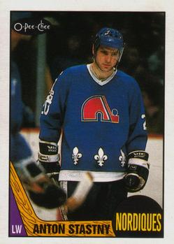 #185 Anton Stastny - Quebec Nordiques - 1987-88 O-Pee-Chee Hockey