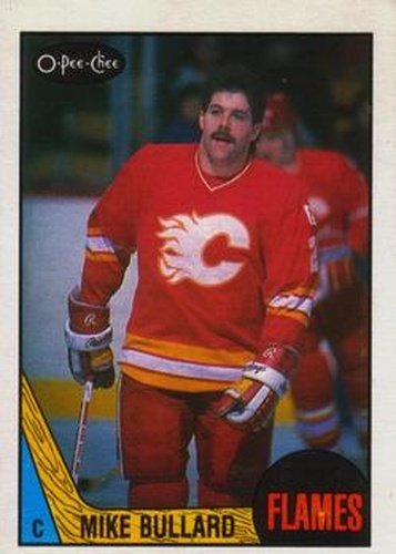 #210 Mike Bullard - Calgary Flames - 1987-88 O-Pee-Chee Hockey