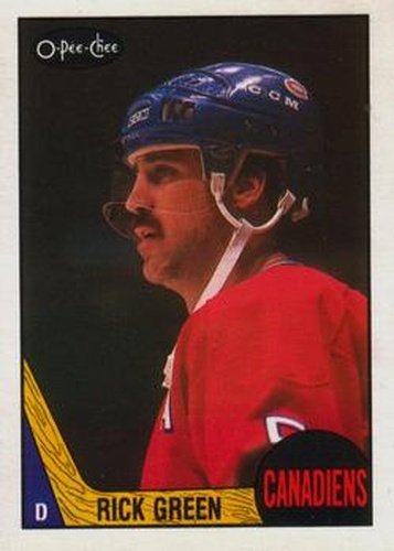 #234 Rick Green - Montreal Canadiens - 1987-88 O-Pee-Chee Hockey