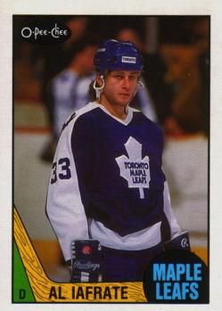 #238 Al Iafrate - Toronto Maple Leafs - 1987-88 O-Pee-Chee Hockey