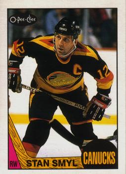 #4 Stan Smyl - Vancouver Canucks - 1987-88 O-Pee-Chee Hockey