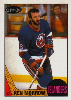 #66 Ken Morrow - New York Islanders - 1987-88 O-Pee-Chee Hockey