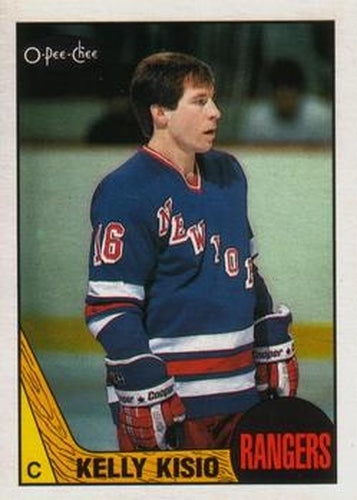 #76 Kelly Kisio - New York Rangers - 1987-88 O-Pee-Chee Hockey