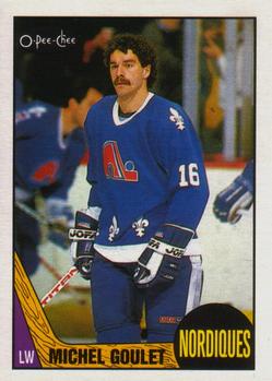 #77 Michel Goulet - Quebec Nordiques - 1987-88 O-Pee-Chee Hockey