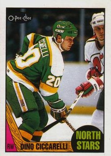 #81 Dino Ciccarelli - Minnesota North Stars - 1987-88 O-Pee-Chee Hockey
