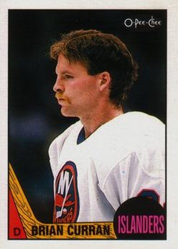 #90 Brian Curran - New York Islanders - 1987-88 O-Pee-Chee Hockey