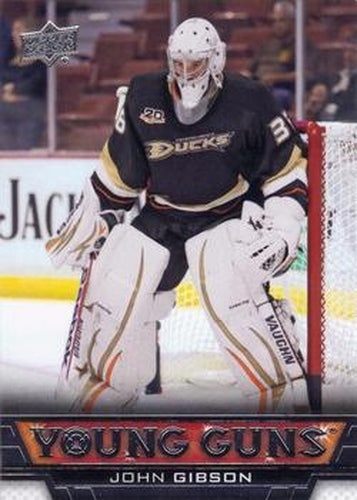 #486 John Gibson - Anaheim Ducks - 2013-14 Upper Deck Hockey