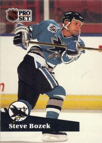 #486 Steve Bozek - 1991-92 Pro Set Hockey