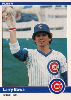 486 Larry Bowa - Chicago Cubs - 1984 Fleer Baseball – Isolated Cards