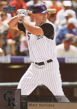 #486 Matt Holliday - Colorado Rockies - 2009 Upper Deck Baseball