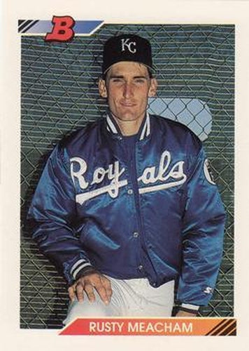 #486 Rusty Meacham - Kansas City Royals - 1992 Bowman Baseball