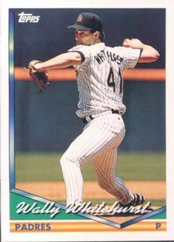 #486 Wally Whitehurst - San Diego Padres - 1994 Topps Baseball